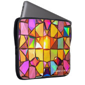 Maximalistischer Mosaikspiegel Ästhetik Büro Laptopschutzhülle (Vorne Rechts)