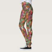maximalistischer Salamanderwald Leggings (Links)