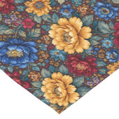 Maximalistisches Blumendesign Kurzer Tischläufer (Ecke)