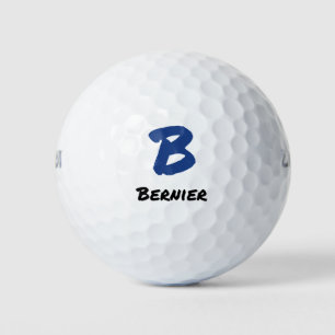 Maxime Bernier Canada Bold Blue Letter B Color Golfball