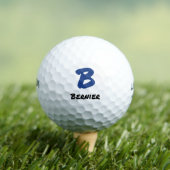 Maxime Bernier Canada Bold Blue Letter B Color Golfball (Insitu T-Shirt)