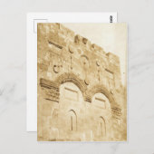 Maxime des Lagers - The Golden Gate in Jerusalem Postkarte (Vorne/Hinten)