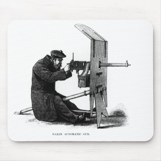 Maxime-Maschinengewehr Mousepad (Vorne)