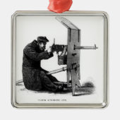 Maxime-Maschinengewehr Silbernes Ornament (Vorne)