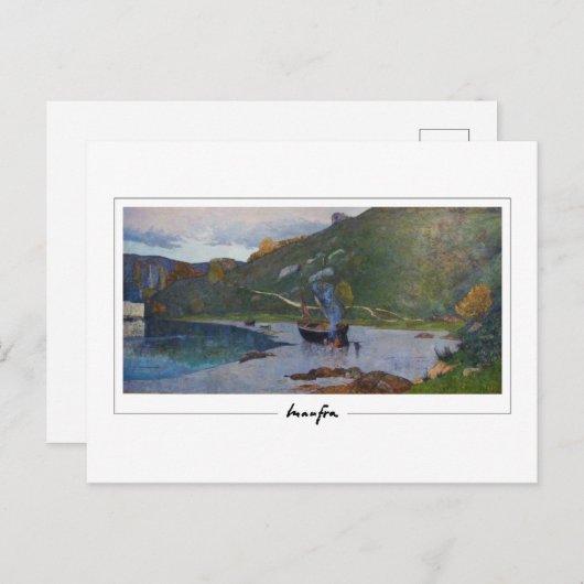 Maxime Maufra #66 - Fine Art Postcard Postkarte (Vorne/Hinten)