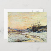 Maxime Maufra - Morgen im Winter Postkarte (Vorne/Hinten)