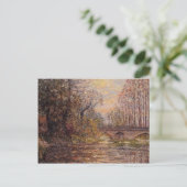 Maxime Maufra - Sonnenuntergang auf der Loire Postkarte (Stehend Vorderseite)