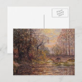 Maxime Maufra - Sonnenuntergang auf der Loire Postkarte (Vorne/Hinten)