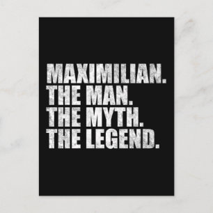 Maximilian der Mann der Mythos die Legende Postkarte