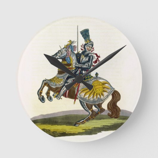 Maximilian I, King of Germany and Holy Roman Emper Runde Wanduhr (Vorderseite)