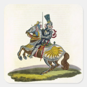 Maximilian I, König von Deutschland und von Quadratischer Aufkleber