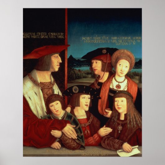 Maximilian I mit seiner ersten Ehefrau Poster (Vorne)