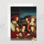 Maximilian I mit seiner ersten Ehefrau Postkarte (Vorne/Hinten)