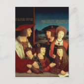 Maximilian I mit seiner ersten Ehefrau Postkarte (Vorderseite)