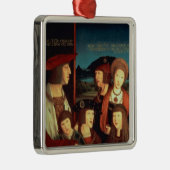 Maximilian I mit seiner ersten Ehefrau Silbernes Ornament (Rechts)