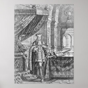 Maximilian II Emanuel , bayerischer Fürst Poster