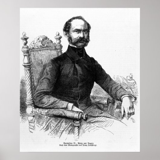 Maximilian II. , König von Bayern Poster (Vorne)