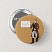 Maximilian Robespierre Zitat 1 Button (Vorne & Hinten)