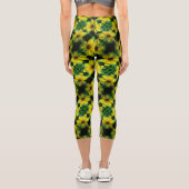 Maximilian Sonnenblume Abstraktes Muster Capri Leggings (Rückseite)