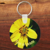 Maximilian Sunflower Blume Personalisiert Schlüsselanhänger (Rückseite)