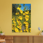 Maximilians Sonnenblume (Helianthus Maximiliani) Leinwanddruck (Insitu (Wohnzimmer))
