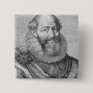 Maximilien de Bethune, duc de Sully, 1614 Button
