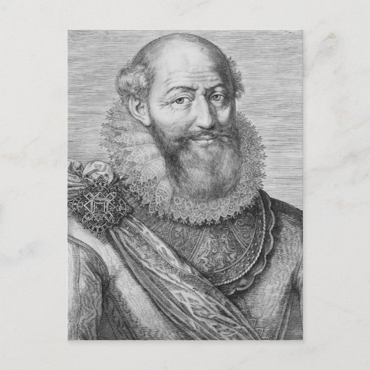 Maximilien de Bethune, Duc de Sully, 1614 Postkarte (Vorderseite)