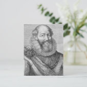 Maximilien de Bethune, Duc de Sully, 1614 Postkarte (Stehend Vorderseite)