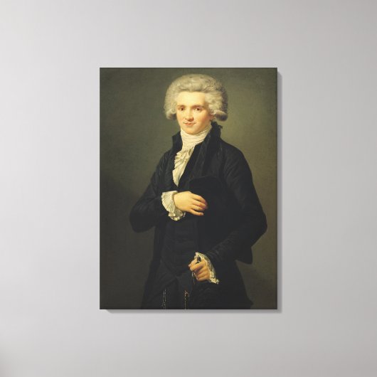 Maximilien de Robespierre 1791 Leinwanddruck (Vorderseite)