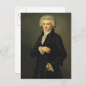 Maximilien de Robespierre 1791 Postkarte (Vorne/Hinten)