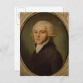 Maximilien de Robespierre c.1793 Postkarte (Vorne/Hinten)