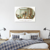 Maximilien de Robespierre verletzt Leinwanddruck (Insitu (Schlafzimmer))