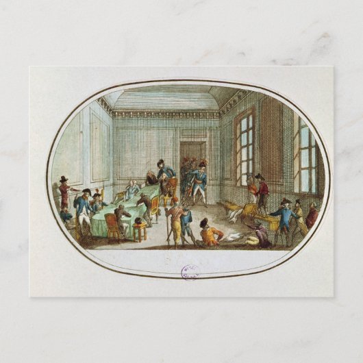 Maximilien de Robespierre verletzt Postkarte (Vorderseite)