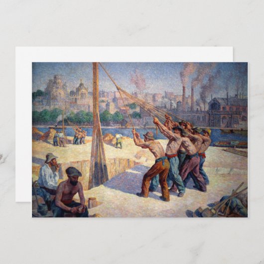 Maximilien Luce Einladung (Vorne/Hinten)