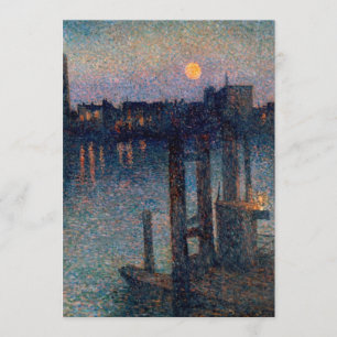 Maximilien Luce Hafen von london Einladung