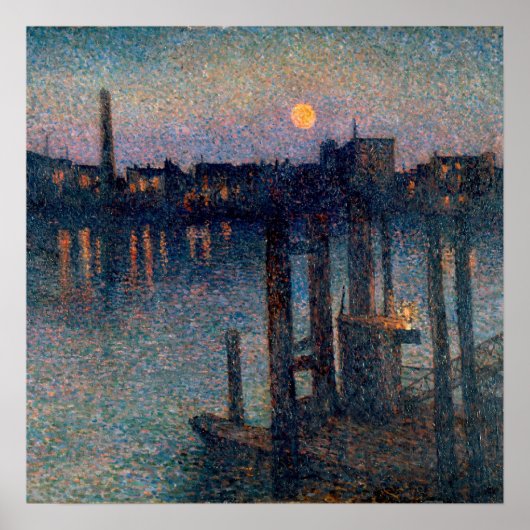 Maximilien Luce Hafen von london Poster (Vorne)