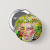 MAXIMILIEN ROBESPIERRE - Aquarell auf Papier Button (Vorne & Hinten)
