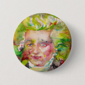 MAXIMILIEN ROBESPIERRE - Aquarell auf Papier Button