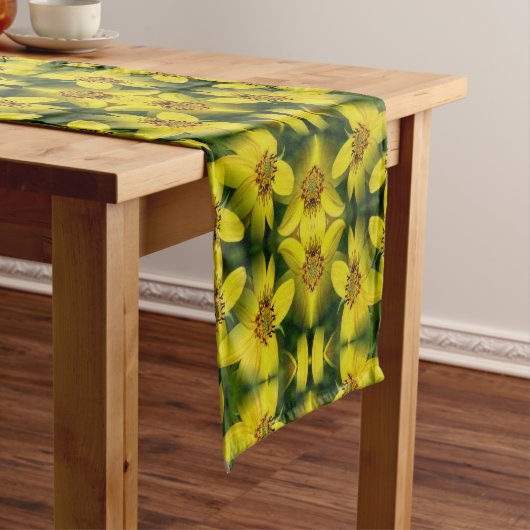 Maximillian Sunflower Abstrakt Kurzer Tischläufer (Beispiel)