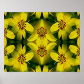 Maximillian Sunflower Abstrakt Poster (Vorne)