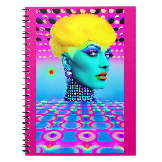 Maxine Headroom Notizblock (Vorderseite)