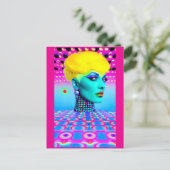 Maxine Headroom Postkarte (Stehend Vorderseite)