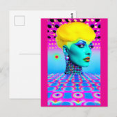 Maxine Headroom Postkarte (Vorne/Hinten)