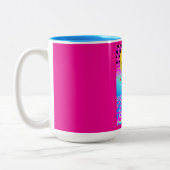 Maxine Headroom Zweifarbige Tasse (Links)