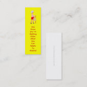 Maxine like Lesezeichen Mini Visitenkarte (Vorne/Hinten)