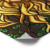 "Maxine" Meerjungfrau Beta Fish Fantasy Fairy Art Poster (Ecke)