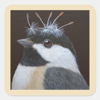 Maxine the chickadee Aufkleber