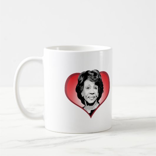 Maxine wässert Herz - Kaffeetasse (Links)