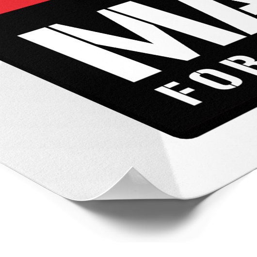 Maxine Waters for President 2020 - Poster (Ecke)