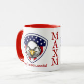 MaxM-Kaffee-Tasse Tasse (Vorderseite Links)